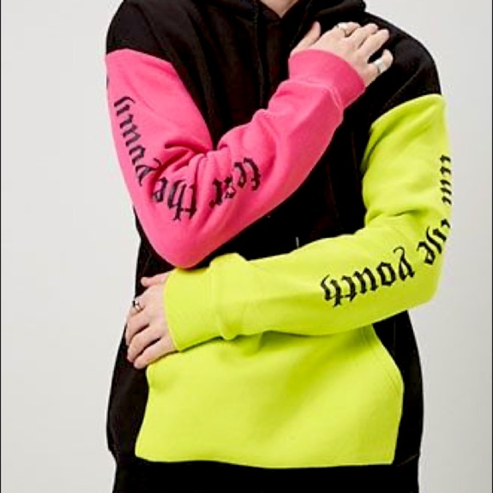 Fear the youth colorblock hoodie